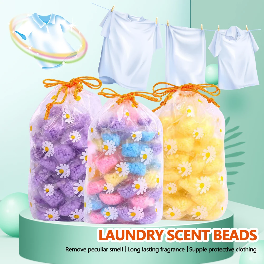 10/20pcs Laundry Beads Scent Booster Inwash Clean Clothes Fresh Rose