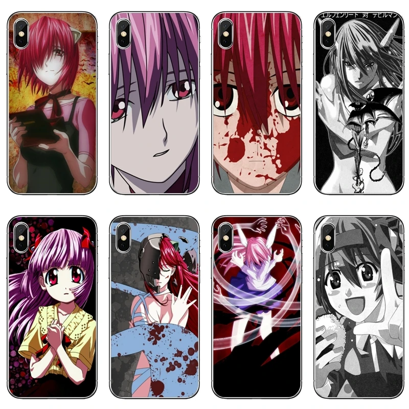 anime girl Elfen Lied For iPhone 11 pro XR X XS Max 8 7 6s plus SE 5s 5c iPod Touch 5 6 cover case | Мобильные телефоны и