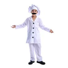 Милый костюм шеф повара для мальчиков на Хэллоуин детей Карнавальная