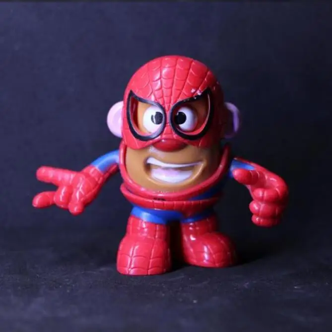 

Mr Potato Head Figures Toy Mr. Potato Cosplay Star Wars Master Yoda Spider-Man Iron Man PVC Toys For Children 8cm