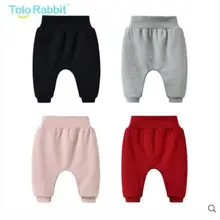 Детские штаны с большим задником на весну и осень, детские штаны с высокой талией для мальчиков и девочек штаны Гарун