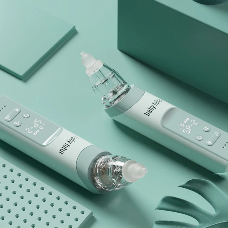 Aspirador Nasal eléctrico para bebé, limpiador de nariz para recién nacido, instrumento de belleza para adultos, eliminador de espinillas, Bab 2 en 1