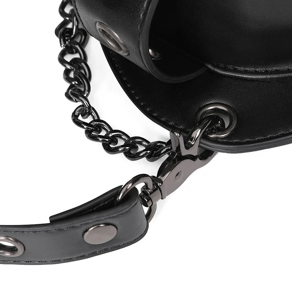 BXX/СТИМ панк Chestpack Ретро сумка через плечо рок для мужчин женщин Готический Фанни пакеты мотоциклетные ноги пакет PU открытый ZA2155