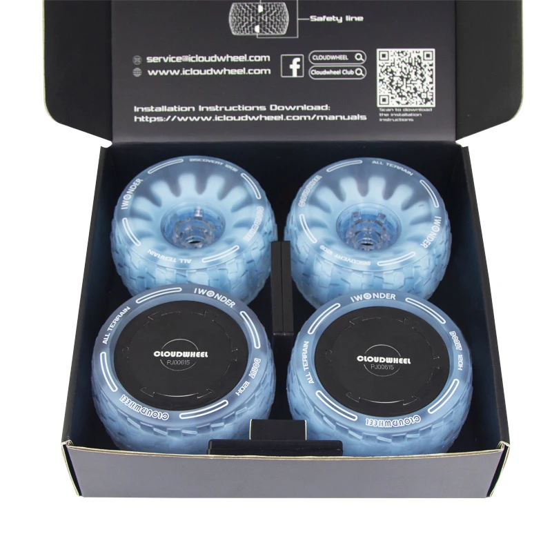 CLOUDWHEEL Donut 120mm Hub Motor Sleeve Urban All Terrain Off Road Electric Skateboard Wheels skateboard accessories,skateboard wheel