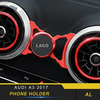 

For Audi A3 2017-2019 Car Phone Holder Mount Stand Magnetic Mobile Smartphone Cellphone Support Interior Accessories