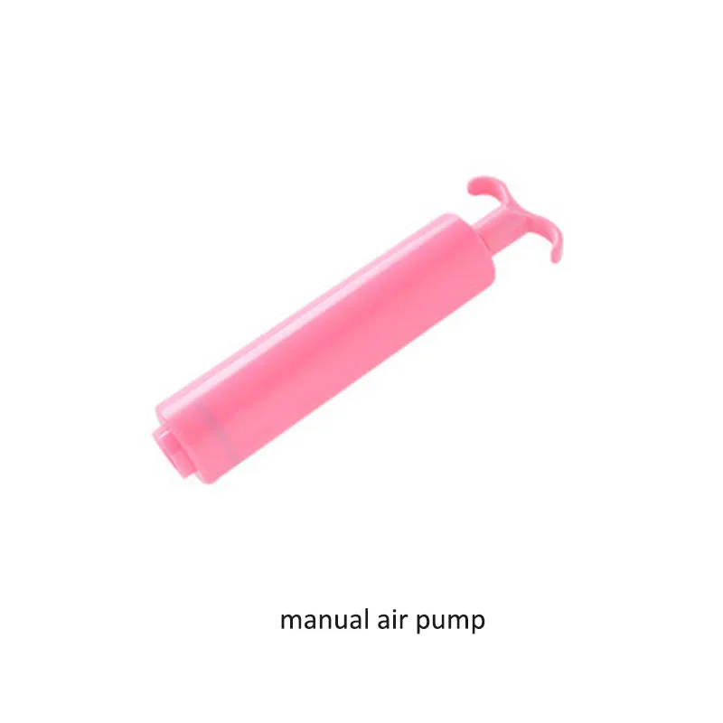 manual air pump Вакуумная сумка для хранения, 1 шт., пластиковый органайзер для дома, товары для путешествий, складная, переносная, уплотненная, экономит место - Габаритные размеры: manual air pump