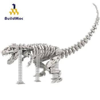 

BuildMoc Animals Dinosaur Skeleton Model Creator Figures Toys Building Blocks Bricks Idea Dragon Educational Toys Kid Collection