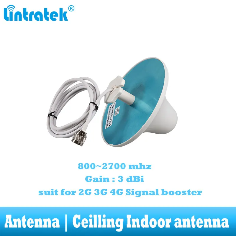 Lintratek 2g 3g 4g комнатная антенна 800~ 2700mhz 3dBi для ретранслятора GSM 3g 4g усилитель сигнала