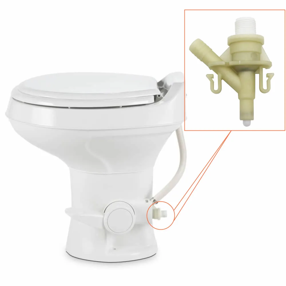 385311641 Plastic Water Valve Kit Durable for 300 310 320 Series - for Sealand Marine Toilet Replacement