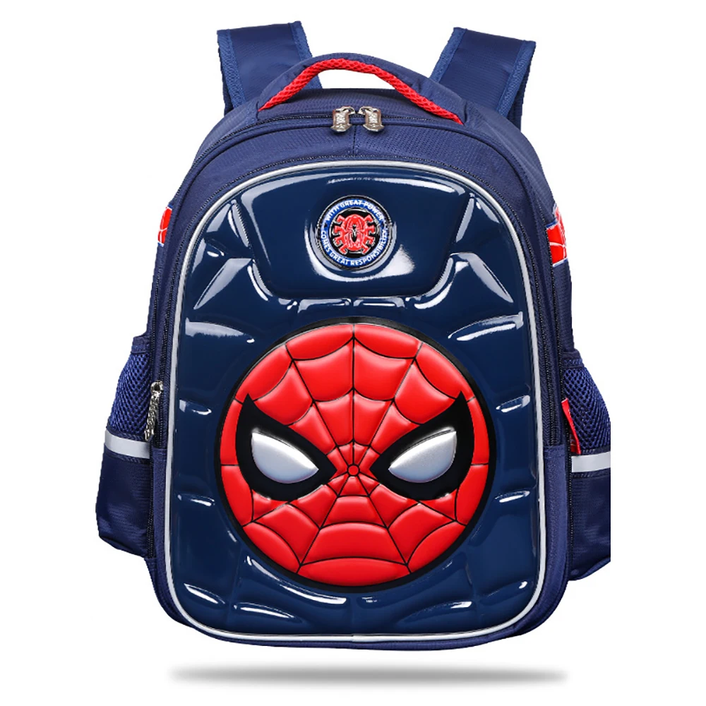 Brand Kids Backpacks Bags For Men High Capacity Waterproof Travel Bag Students School Marvel Boy Spiderman Captain American Gift