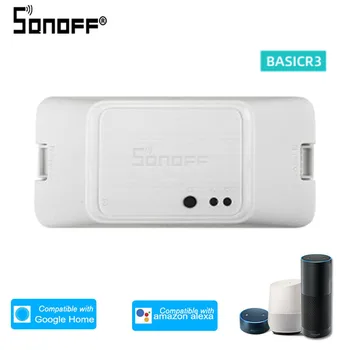 

Smart Home SONOFF Basic R3 DIY Smart Wifi Switch Wireless App Voice Remote Control Light Timing Support Alexa/Google Assistant