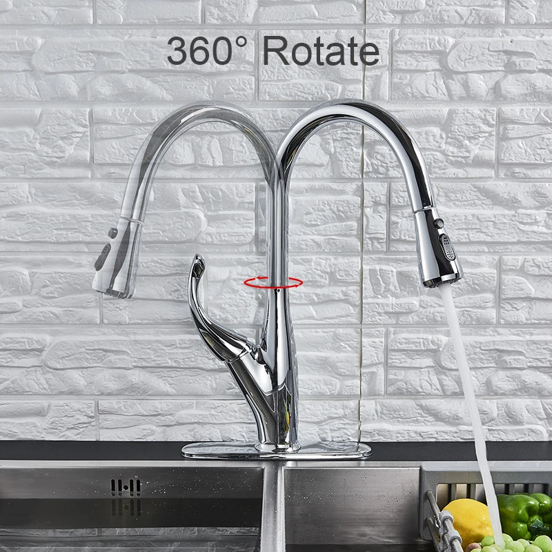 Sensor Kitchen Faucets Black Smart Touch Inductive Sensitive Faucet Mixer Tap Single Handle Dual Outlet Water Modes