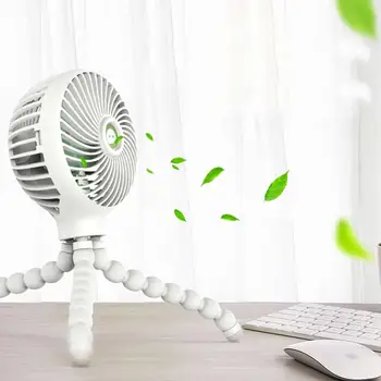 

Outdoor tools Handheld Small Fan With Octopus Holder USB Mini Portable Fan Foldable Strong Wind for camping cycling fishing