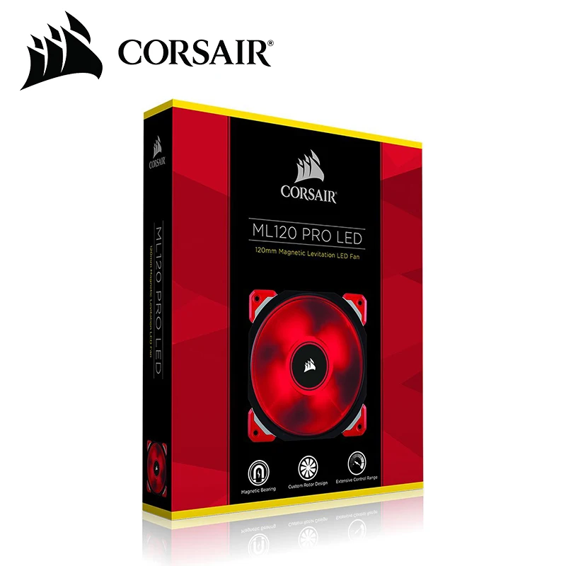 Corsair ML120/ML140 Pro светодиодный Белый Синий Красный 120 мм 140 мм Премиум Магнитный левитационный Вентилятор охлаждения