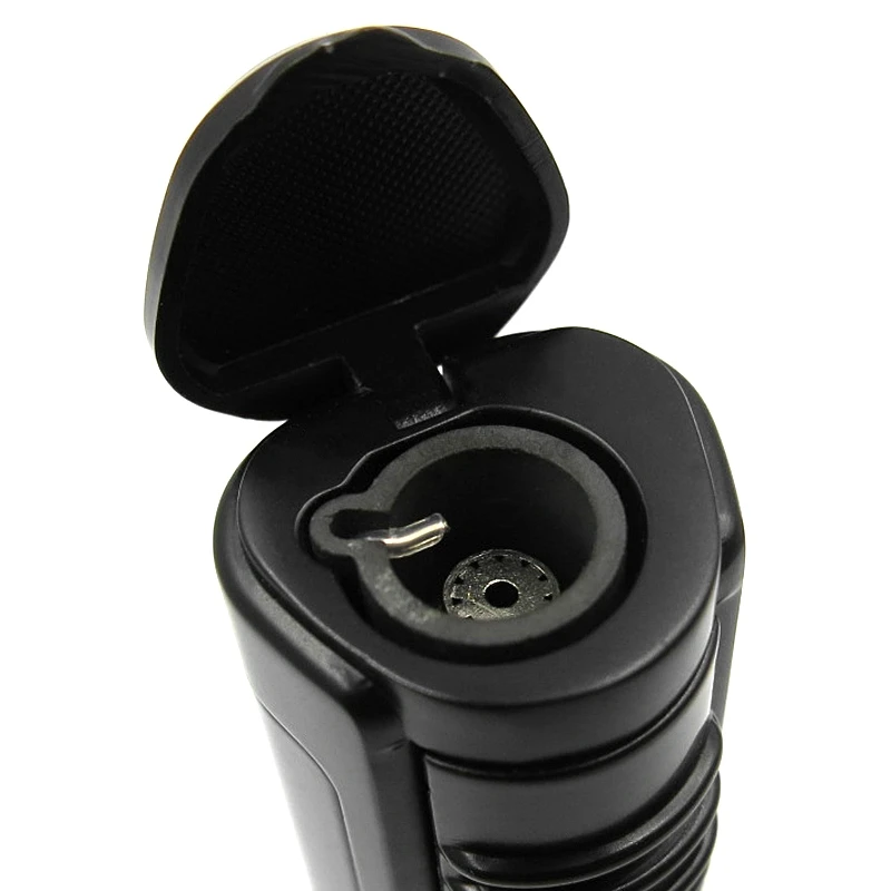 COHIBA 1 фонарь Jet Flame металлическая сигарета зажигалка многоразового использования для мужчин табак для наружного курения инструмент ветрозащитный