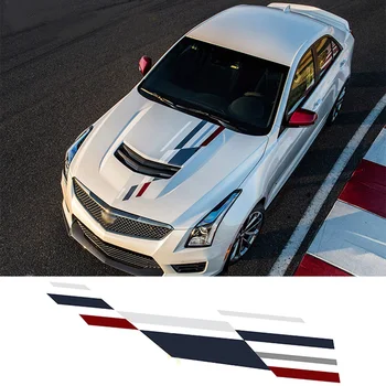

For Cadillac ATSL CT5 CT6 XTS XT4 XT5 CT Hood Car Stickers Decoration Custom Decals