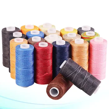 

20pcs of One Set DIY Knitting Line Sewing Wax Cord Colorful Needle Thread Durable Stitching Thread for DIY Crafts Home Shop (Ran