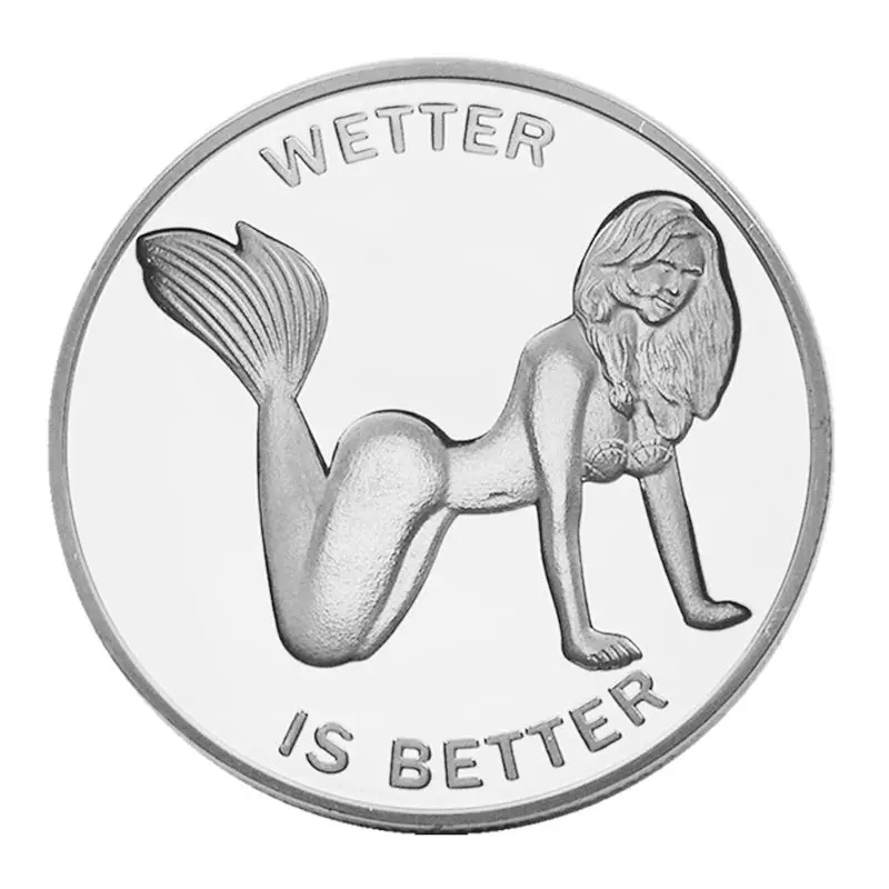 

Wetter Is Better Diver Commemorative Coin Collection Gift Souvenir Art Metal Antiqu