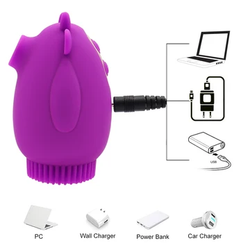 2 in 1 Sucking Vibrator for Women 10 Modes Clitoris Stimulator Oral Nipple Licking Vagina Sucker Adult Sexual Wellness Machine 4