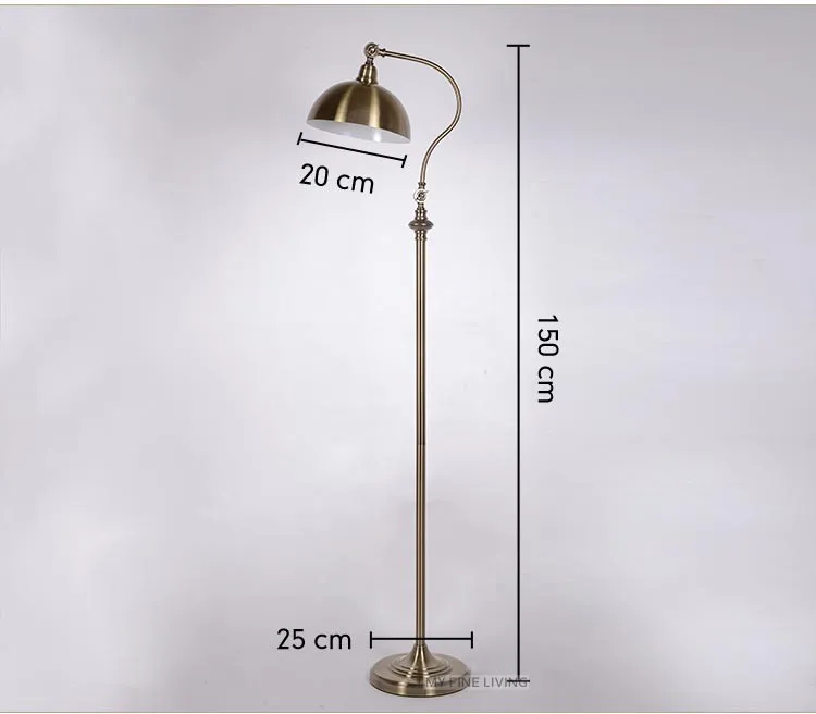 Превосходное качество американский Ретро торшер гостиная спальня прикроватная лампа Американский Железный художественный декоративный креативный торшер