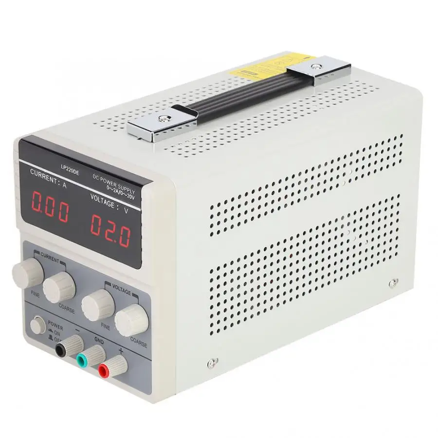 LP220DE 20V 2A Регулируемый стабилизатор постоянного тока блок питания защита от перегрузки регулятор постоянного тока 110/220V Напряжение