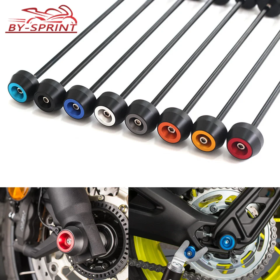 Для YAMAHA MT-07 FZ-07 MT 07 FZ07 MT07 2015-2017 мотоцикла передней и задней оси вилка колеса
