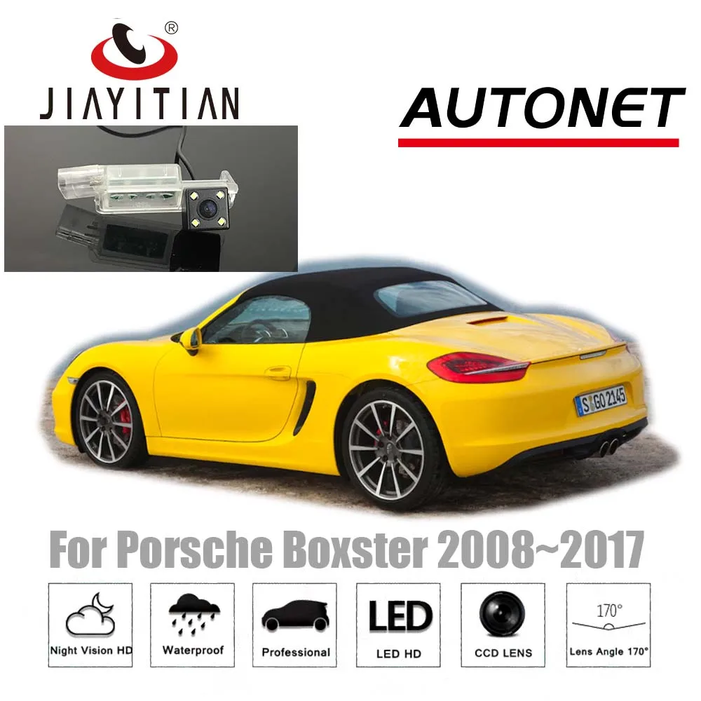 JiaYiTian камера заднего вида для Porsche Boxster 987 981 2008 ~ 2017 ccd ночного видения/номерной знак