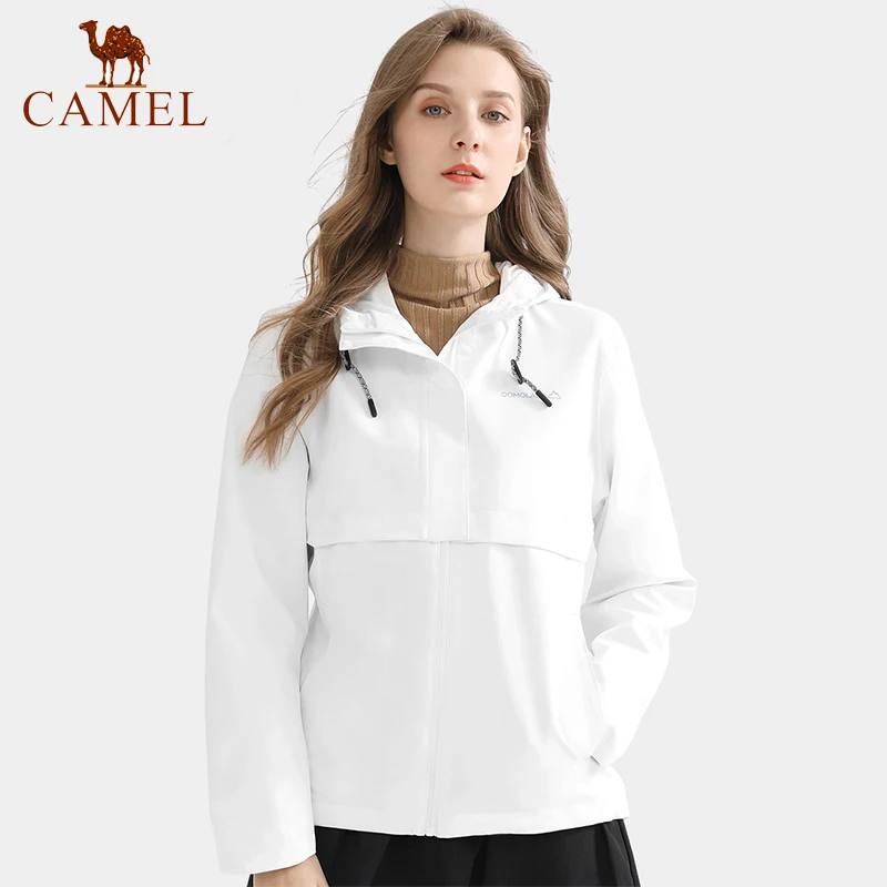 

CAMEL Hiking Jacket Women Men Windproof Waterproof Climbing Trekking Outdoor Jacket Single layer Autumn Winter 2020 New