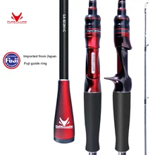 

PURELURE Casting Rod Combo High Carbon universal long throwing Fishing Rod in FUJI accessories, plus Reel