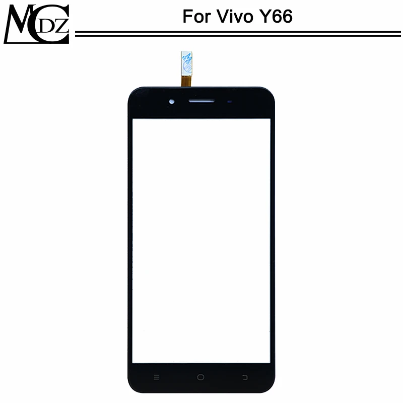 Y66 сенсорный экран для Vivo Y66 сенсорный сенсор Стекло Объектив дигитайзер панель - Цвет: Черный