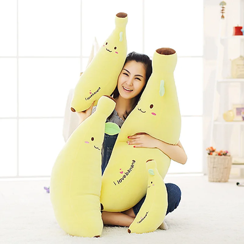 

Cute Banana Pillow zhang tiao zhen Large Size Fruit Software Doll Holding Pajama of Doll Muppet Birthday Gift