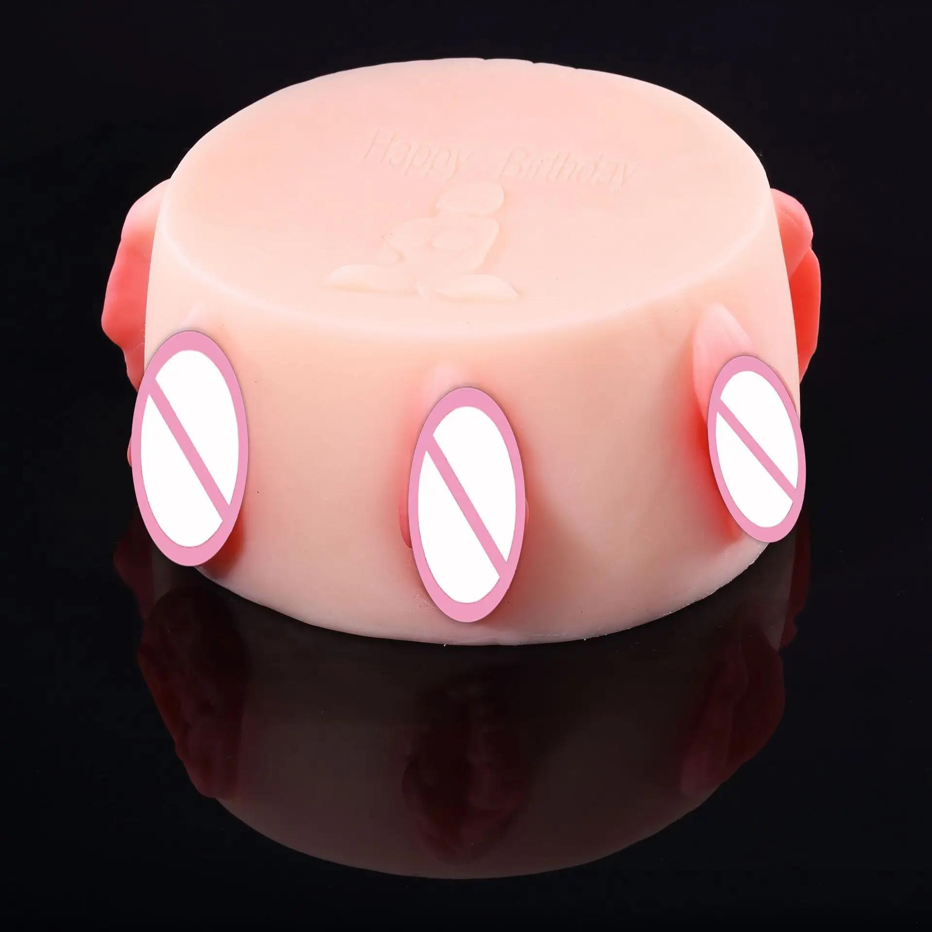 Real Pussy Male Masturbator Toys For Adults Sextoy For Men Realistic Vagina SexShop Seven-Hole Resistor Sexy Birthday Cake Party