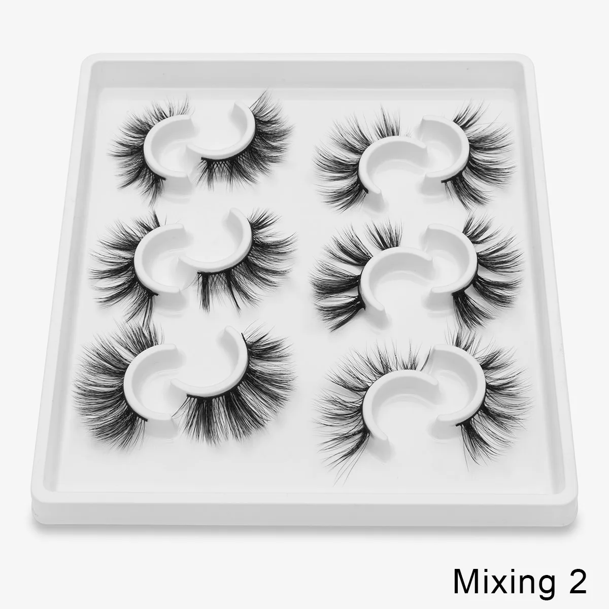 Накладные ресницы - Цвет: mixing2