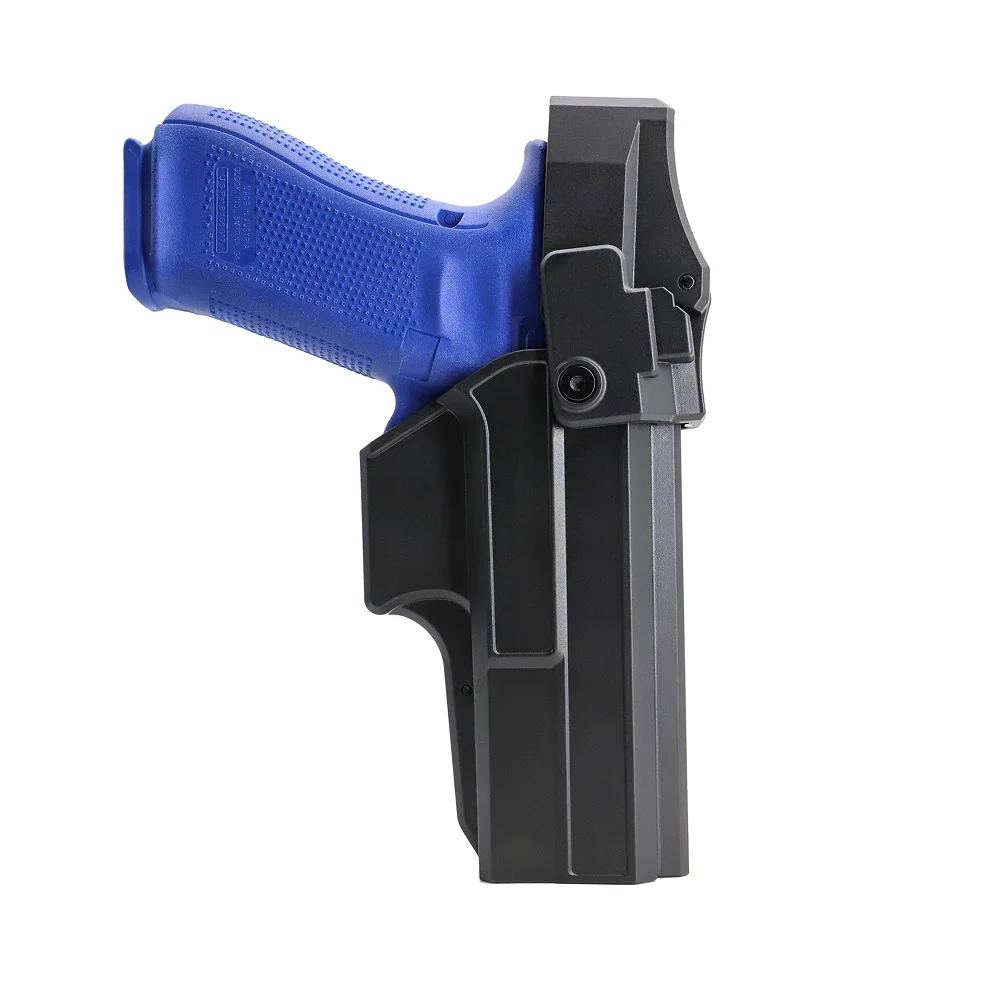 Details about   Tactical Holster For Glock 17 22 31 Gen1 2 3 4 G22 360° Adj Holder Polymer 