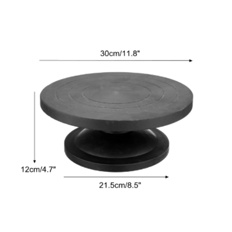 

30Cm Pottery Wheel Modelling Platform Sculpting Turntable Model Making Clay Sculpture Tools Round Rotary Turn Plate Pottery Tool