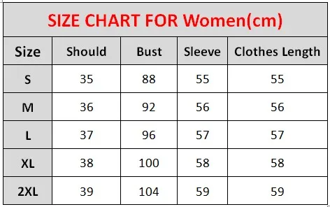 jacket size
