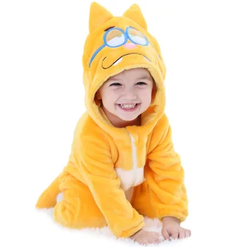 

Kigurumis Baby Girl Boy Onesie Clothes Romper Cute Cat Newborn Baby Jumpsuits Rompers Zipper Kid Costume Party Clothes