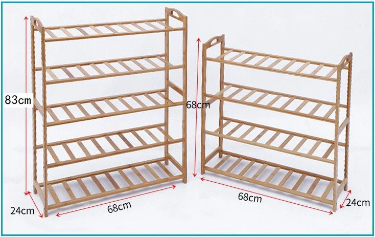 

Бамбуковый шкаф для обуви, многослойный пыленепроницаемый бамбуковый шкаф для обуви, простой бытовой Компактный Шкаф Для Обуви