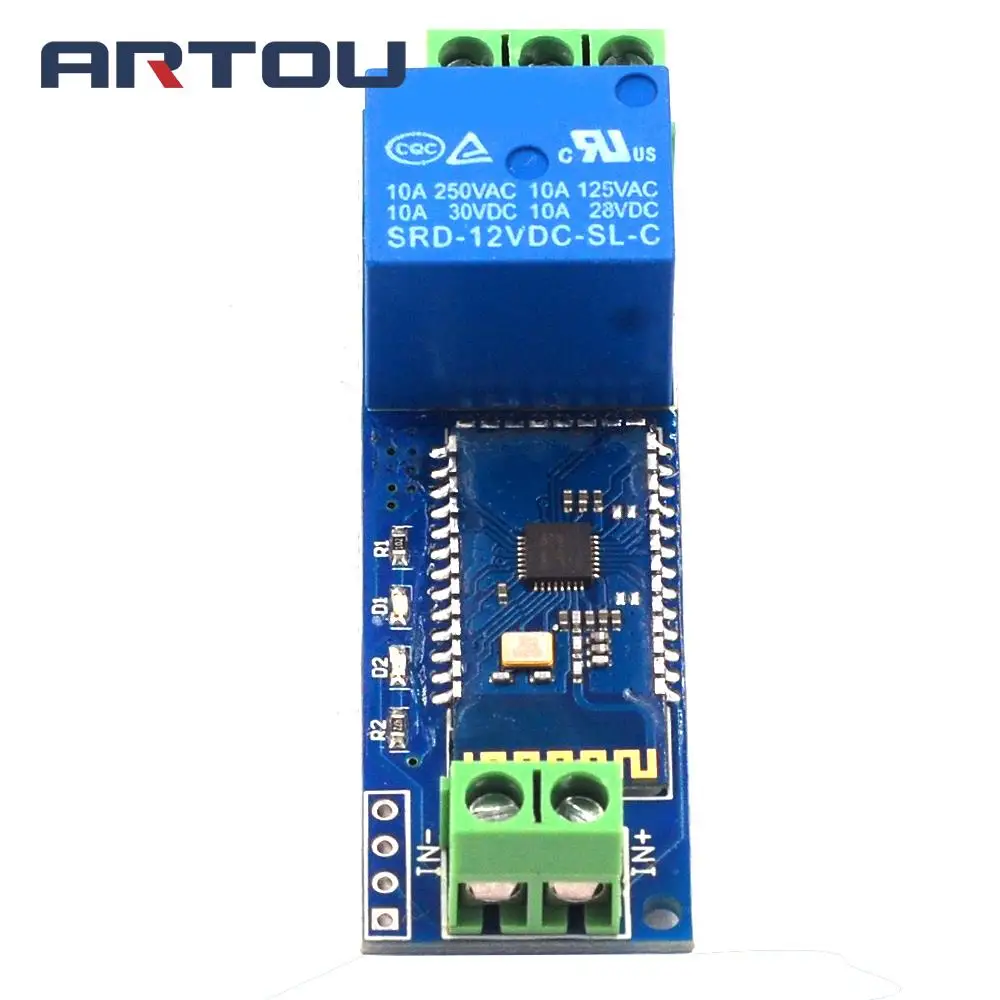 Умный релейный модуль Bluetooth дистанционное управление переключатель 12 В