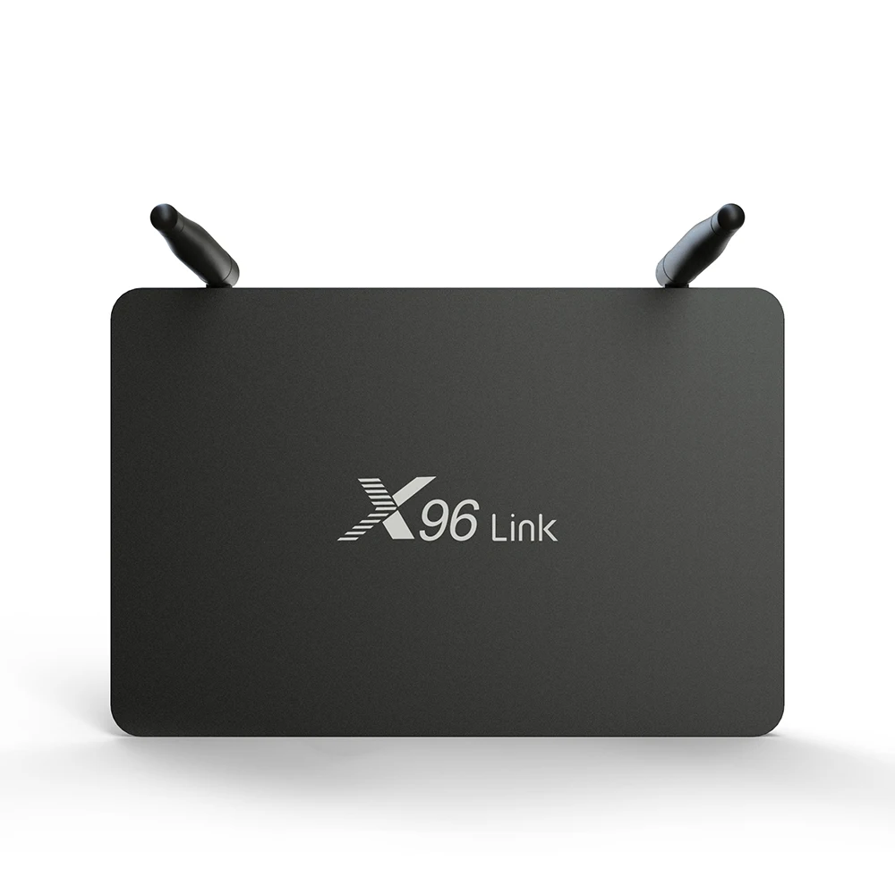 X96 Link Android 7,1 ТВ приставка Amlogic S905W четырехъядерный двойной 4K медиаплеер 2G 16G 100M LAN роутер функция 2,4G/5 GWifi Мини ТВ приставка