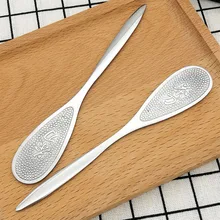 GLANYOMI 20 шт./компл. Нержавеющая сталь Чай Ножи резак иглы ручной работы Чай аксессуары Чай металлический нож для Пуэра цветочный узор ручка
