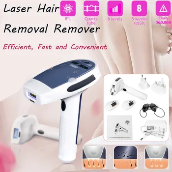 

1 set Depilator IPL Laser Full Body Permanent Hair Removal Epilator Home Use Remover Depilator Photoepilator Smooth Finishing