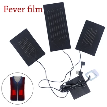 

3 In 1 Vest Jacket DIY Heating Pad Warmer Outdoor Winter Pain Relief Camping Washable 5v 2A Portable For Clothing Electric USB