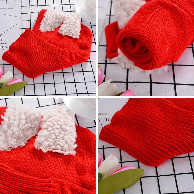 Kids Winter Hats Girls Boys Children Warm Caps Scarf Set Baby Bonnet Enfant Cartton Cute Hat Girl Boy Photograph Props