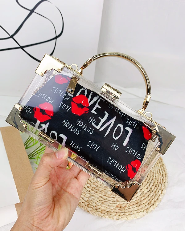 Acrylic Transparent Bag Box Style Purses and Handbags For Women Party Clutch  Bag Evening Bag Simple Female Trend Designer Bag - AliExpress