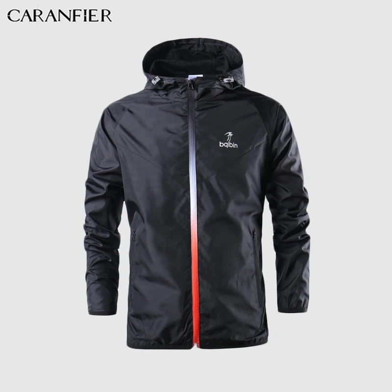 CARANFIER 2019 новая весенне-летняя Мужская модная верхняя одежда ветровка мужская