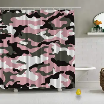 

Vector Camouflage Pattern Army Creative Camouflage Vector Various Shower Curtain for Hotel Bath,79''L x 72''W