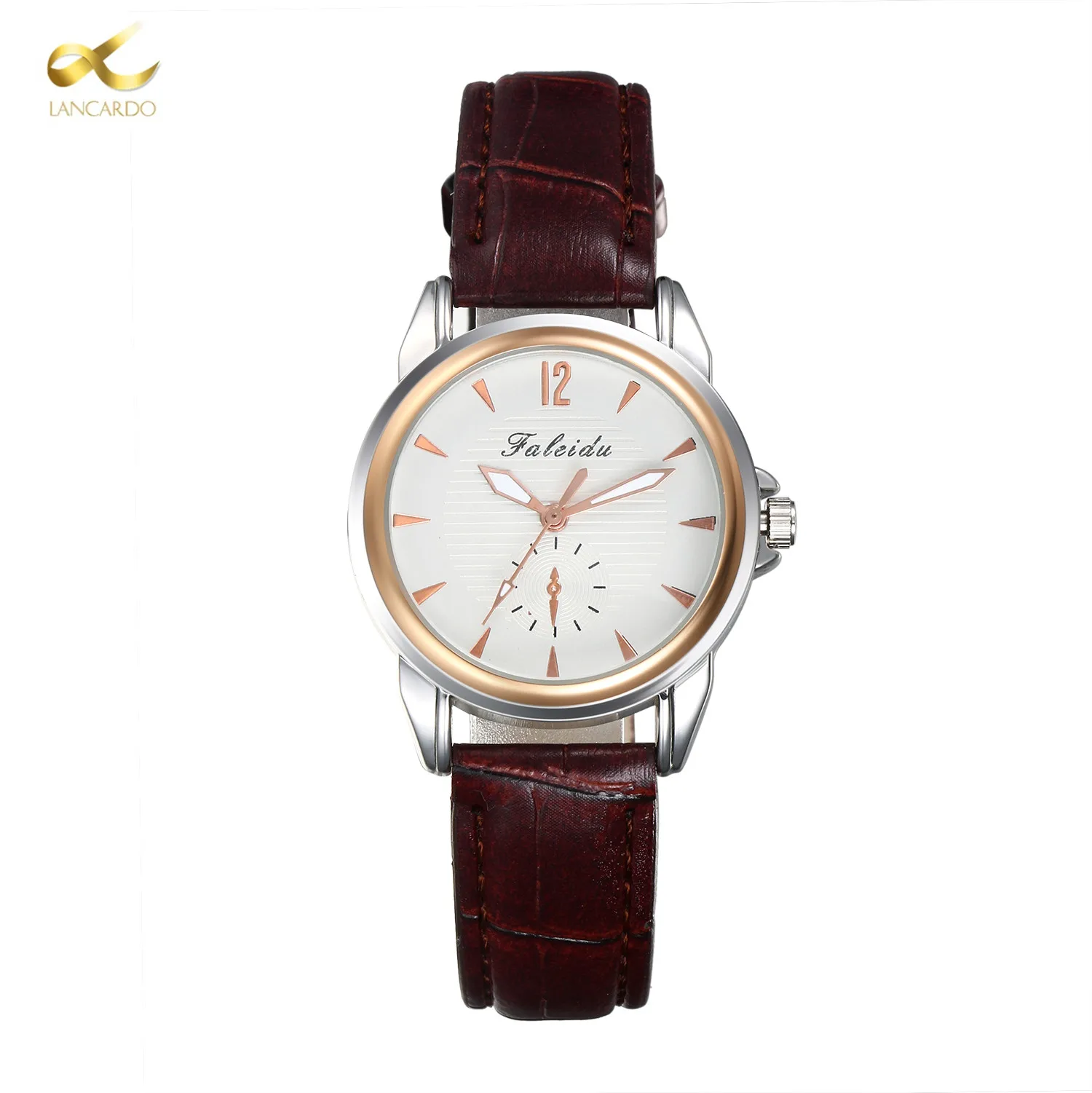 

LANCARDO Fashion Women Leather Casual Watch Luxury Analog Quartz WristWatch Ladies Watch Women Montre Femme Dress Reloj Mujer