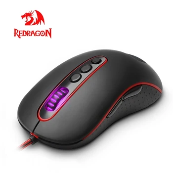 

Redragon MARS M906 USB Gaming Mouse Wired 4000 DPI 11 Buttons Ergonomic For Desktop Computer Programmable Mice Gamer LOL PC