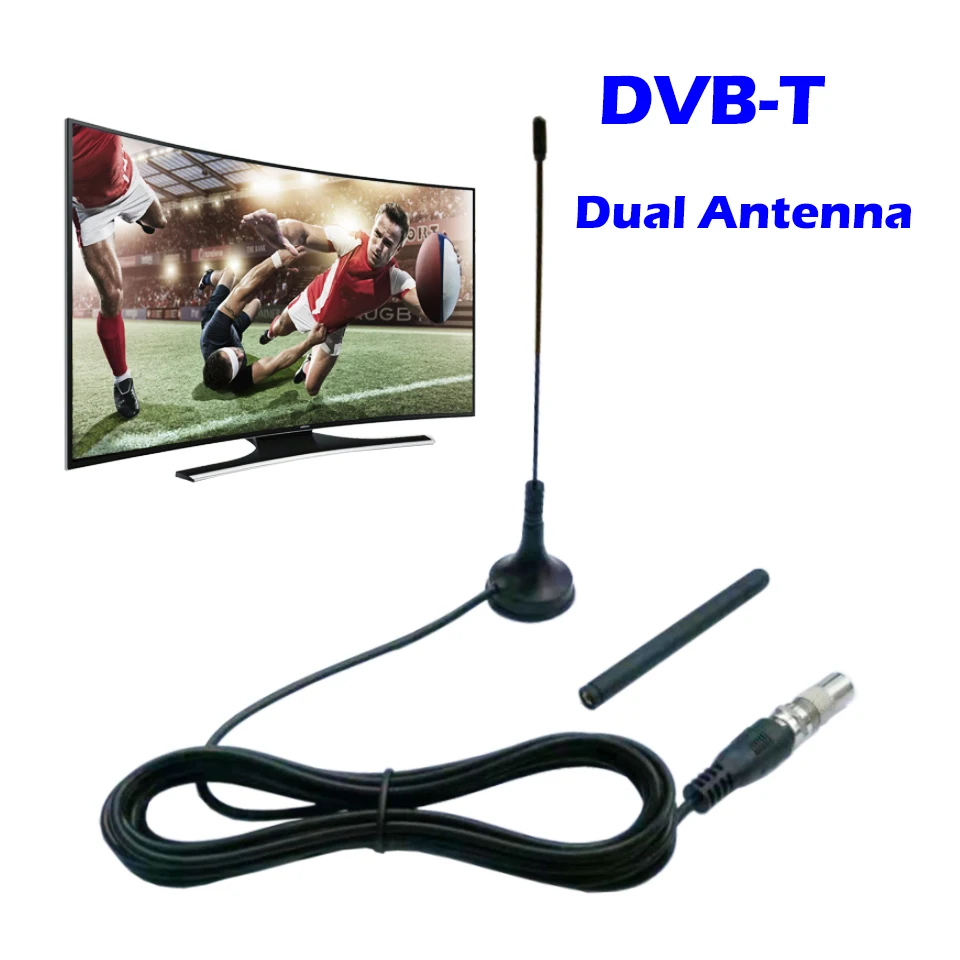 Цифровой DVB-T/T2 ТВ двухдиапазонная антенна Freeview HD tv антенный усилитель для DVB-T tv HD tv внутреннего использования 3 метра коаксиальный кабель ATSC